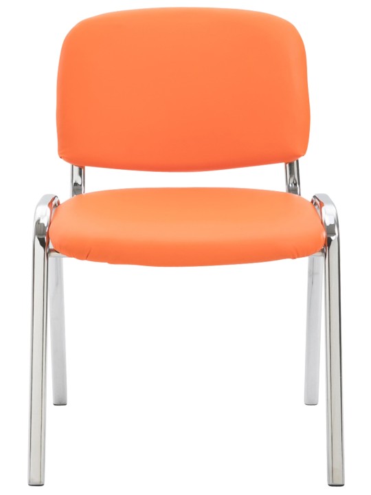 Vierailutuoli Ken C keinonahkaa, oranssi