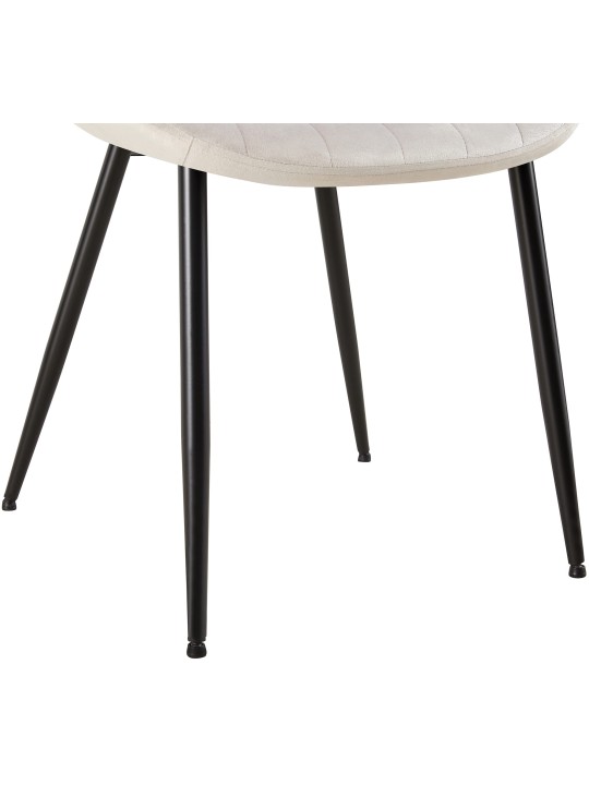 Rahden samettituoli, vaaleanharmaa Rahden samettituoli, vaaleanharmaa