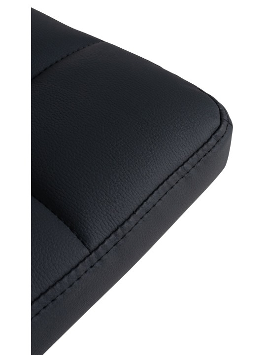 4 baarituolisarja Feni keinonahkaa, musta