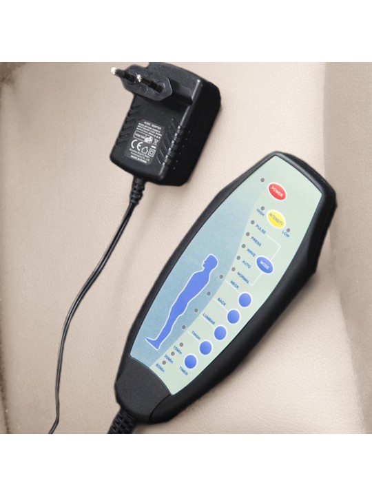 Pacific-työtuoli hierontatoiminnolla V2, kermanvärinen