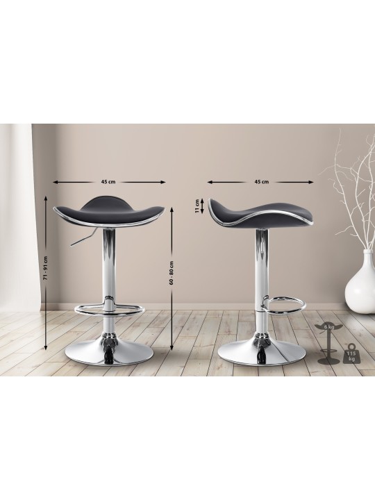 Baarijakkara Shanghain keinonahkaa C, musta