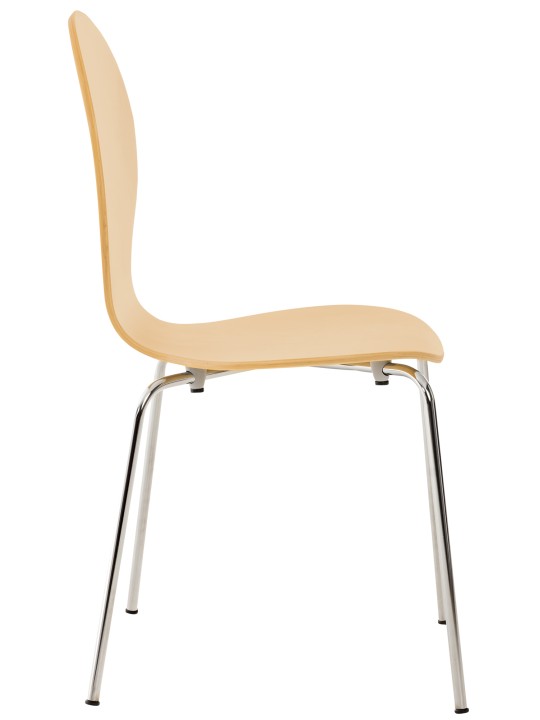 Vierailijatuoli Diego, luonnonvärinen