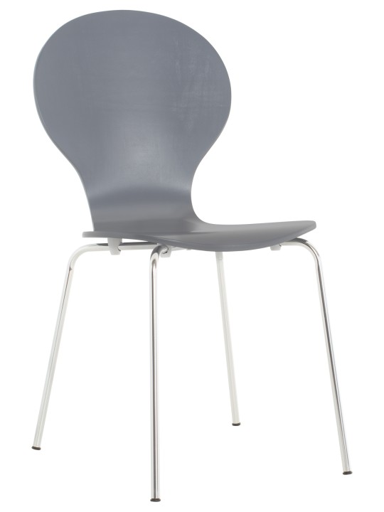 Vierailijatuoli Diego, harmaa