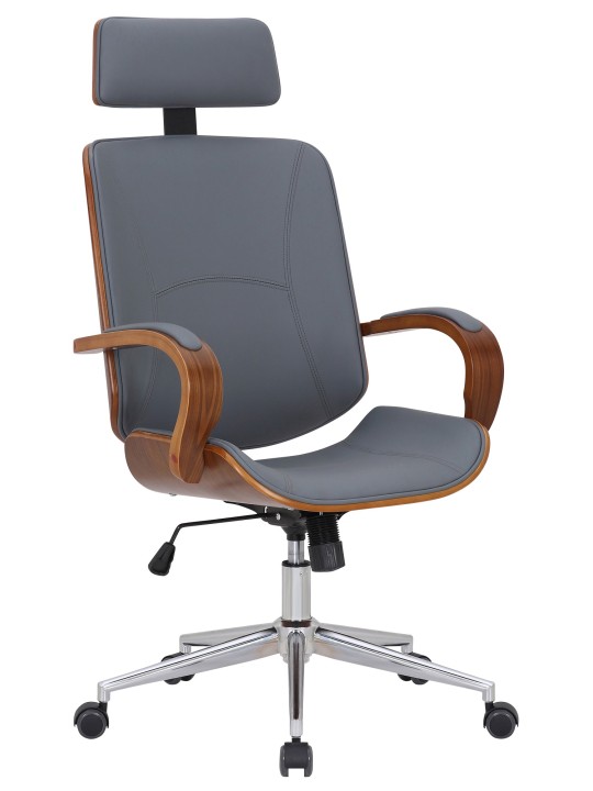 Dayton toimistotuoli, pähkinä/harmaa
