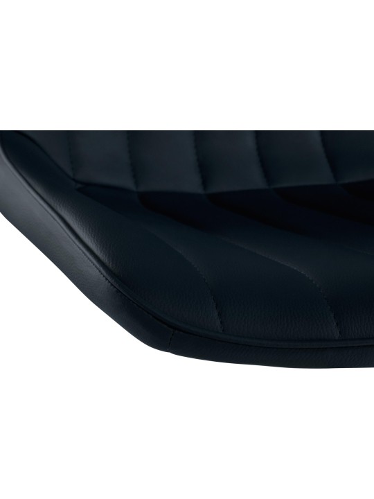 2 baarituolisarja Toni keinonahka kromi, musta