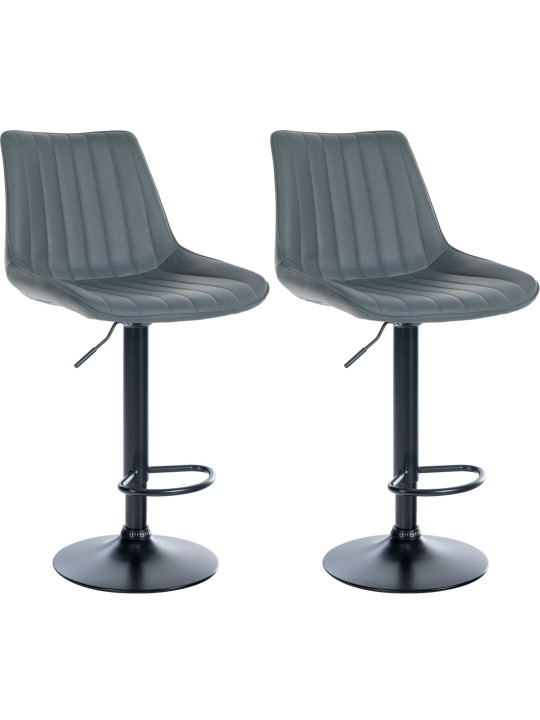 2 baarijakkaran setti Toni keinonahkaa, harmaa 2 baarijakkaran setti Toni keinonahkaa, harmaa