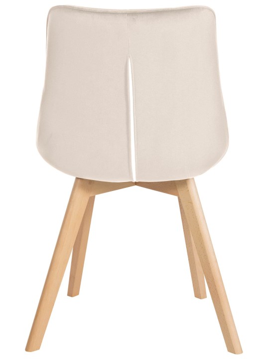 2 tuolin setti Brook velvet, kermanvärinen