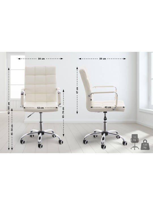 Työtuoli Deli V2, valkoinen