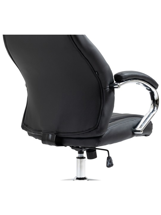 Wigan aitoa nahkaa työtuoli, musta