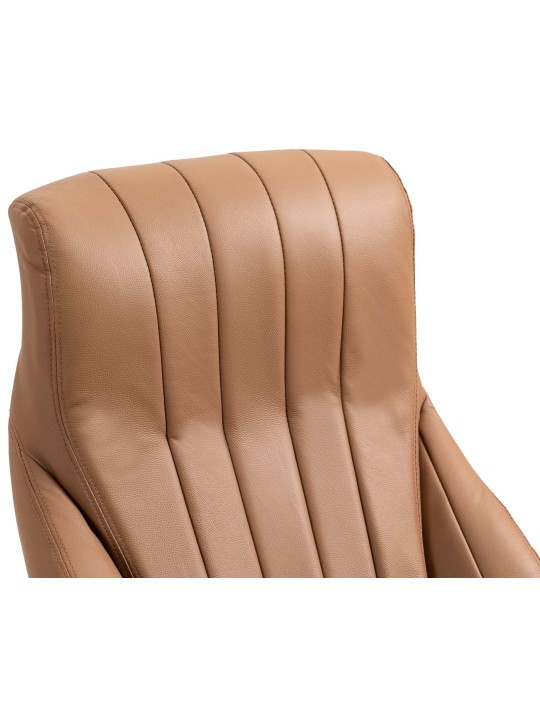 Wigan aitoa nahkaa työtuoli, vaaleanruskea