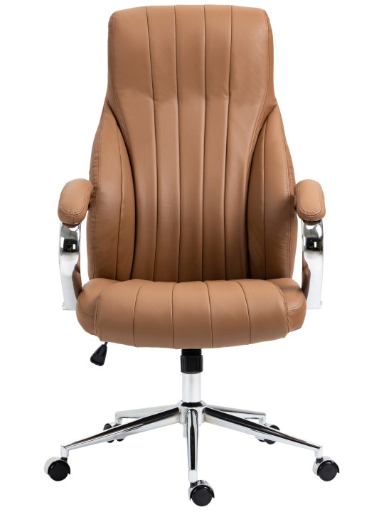 Wigan aitoa nahkaa työtuoli, vaaleanruskea