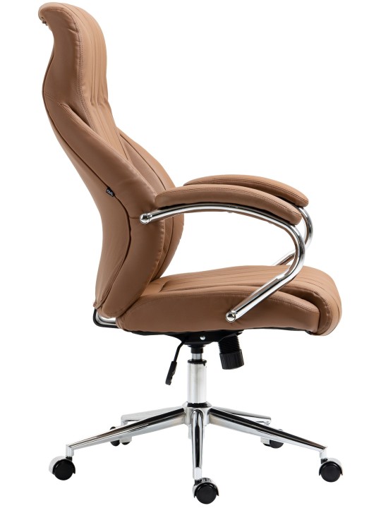 Wigan aitoa nahkaa työtuoli, vaaleanruskea