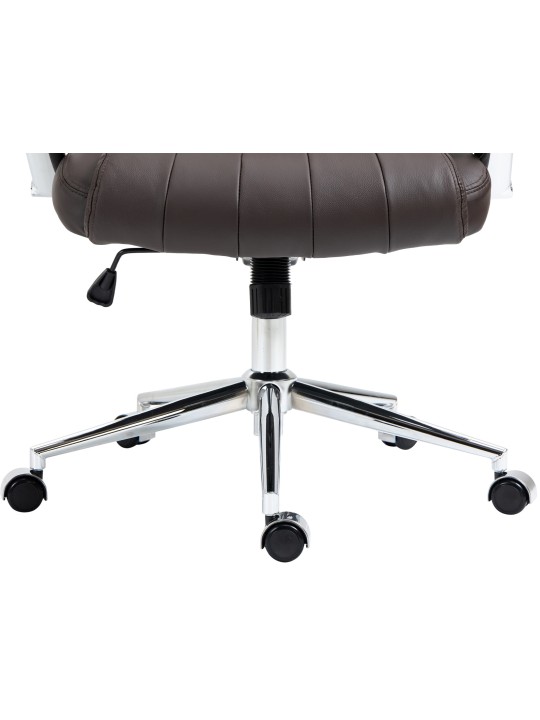 Wigan aitoa nahkaa työtuoli, ruskea