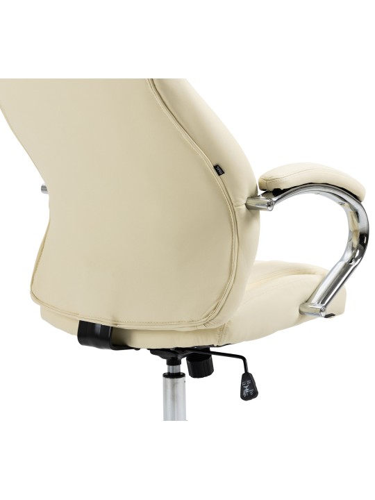 Wigan aitoa nahkaa työtuoli, kermanvärinen