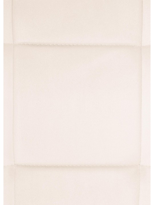 Vermont samettinen ruokapöydän tuoli, kermanvärinen