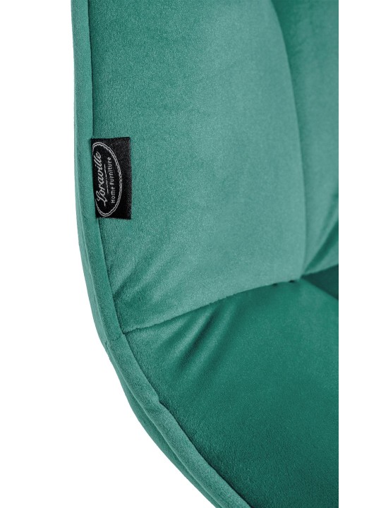 Vermont samettinen ruokapöydän tuoli, vihreä