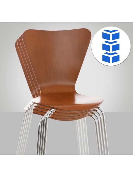 Calisto vierailijatuoli, ruskea