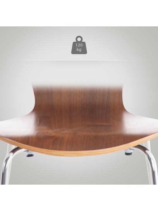 Calisto vierailijatuoli, pähkinä