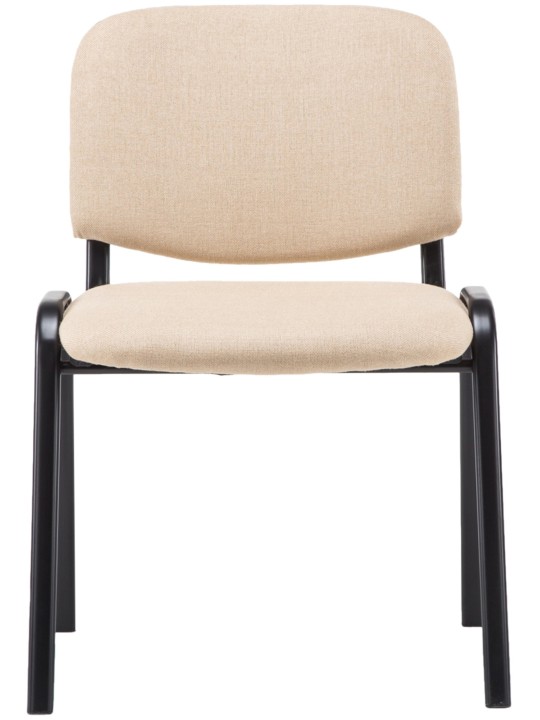 Vierailutuoli Ken V2 kangasta, kermanvärinen