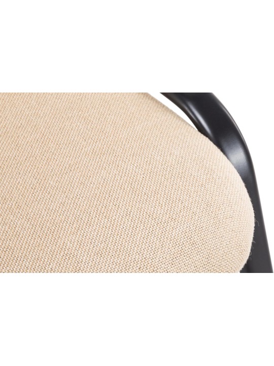 Vierailutuoli Ken V2 kangasta, kermanvärinen