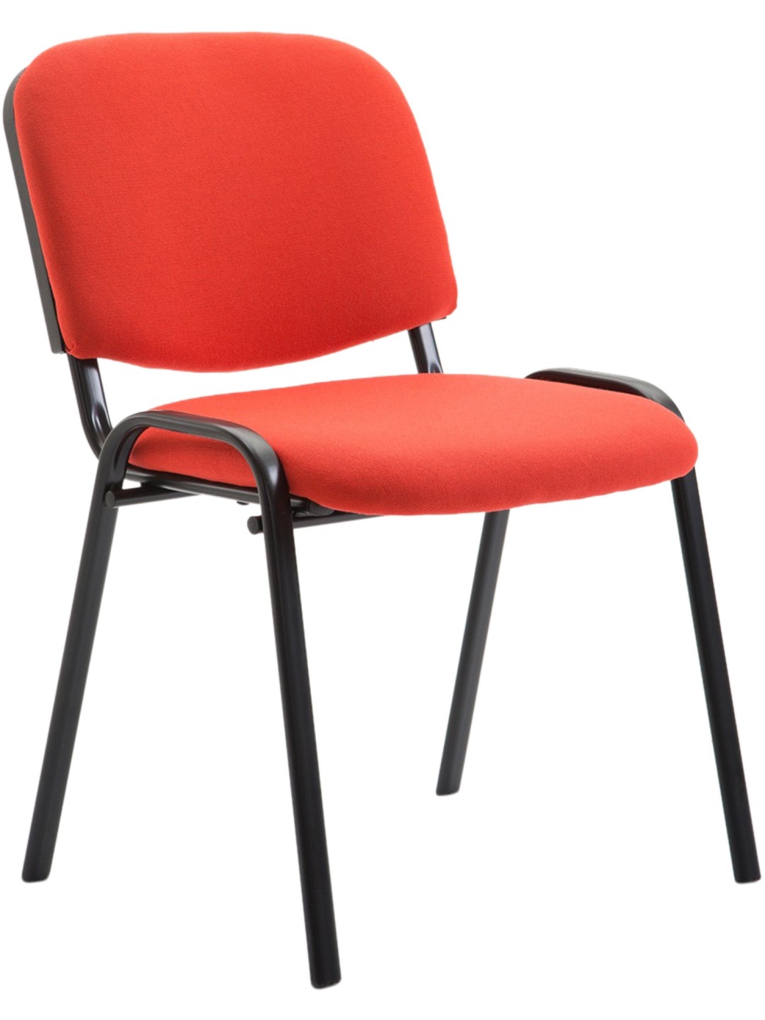 Vierailutuoli Ken V2 kangasta, punainen