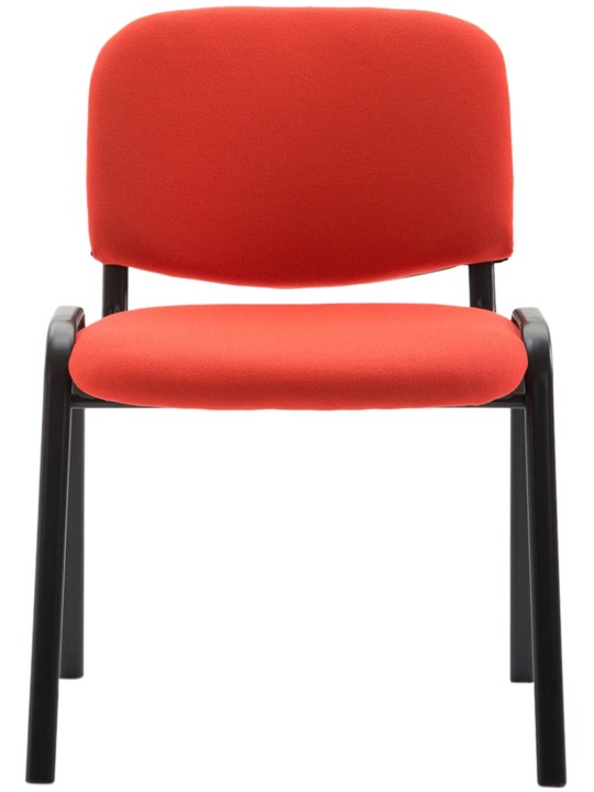 Vierailutuoli Ken V2 kangasta, punainen