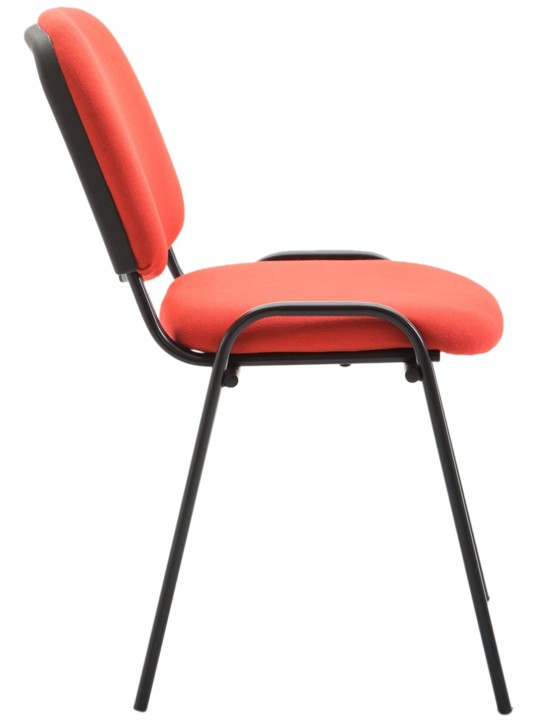 Vierailutuoli Ken V2 kangasta, punainen