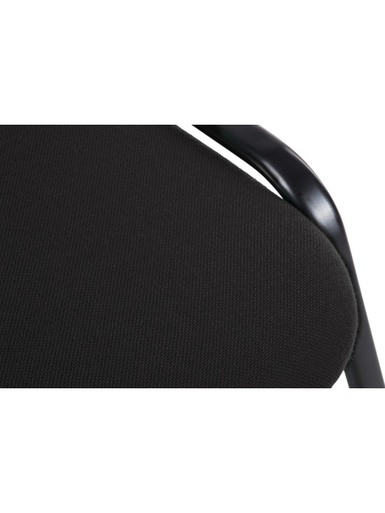 Vierailutuoli Ken V2 kangasta, musta