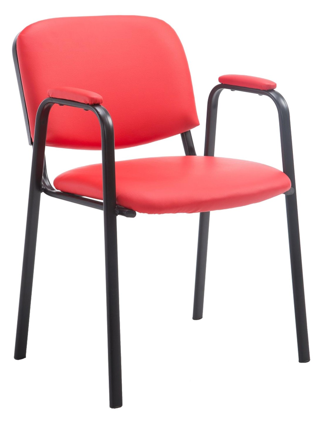 Vierailutuoli Ken PRO keinonahkaa, punainen