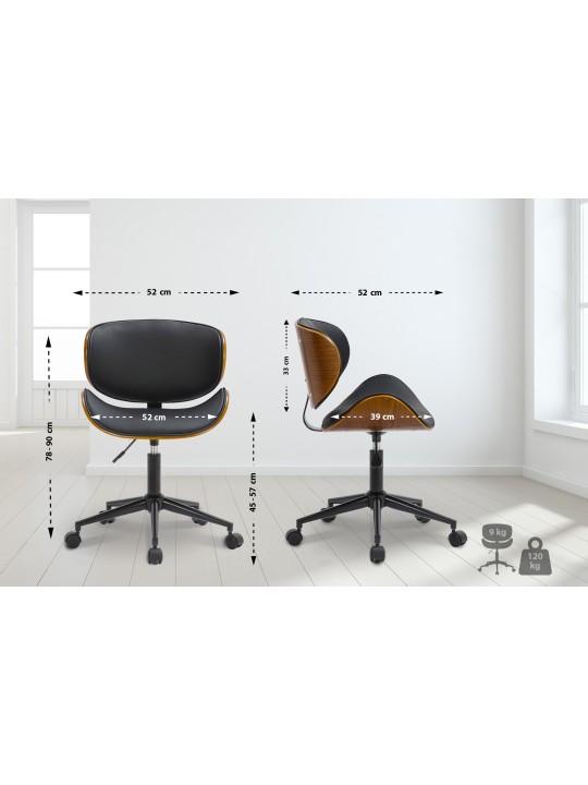 Sammy työtuoli, musta