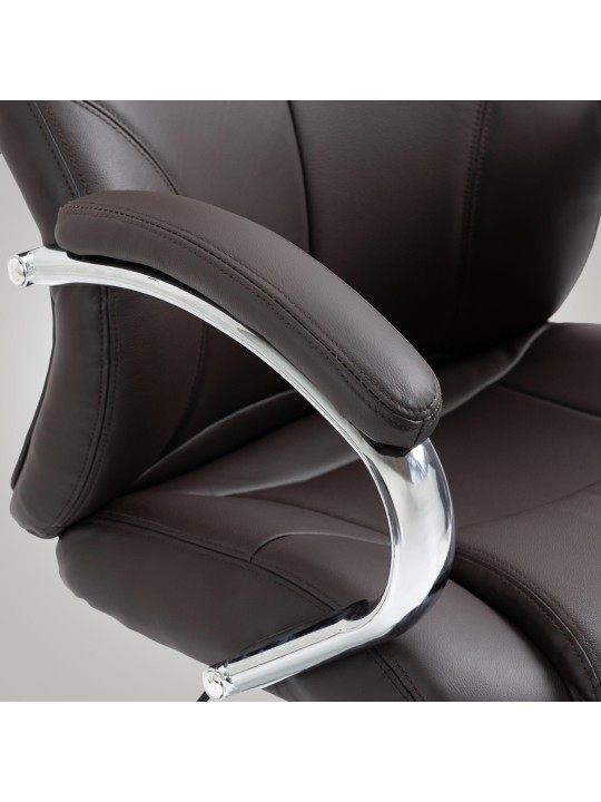 Työtuoli Salford aitoa nahkaa, ruskea Työtuoli Salford aitoa nahkaa, ruskea