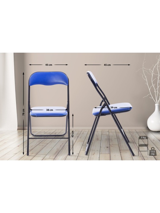 Felix kokoontaitettava tuoli, sininen/musta