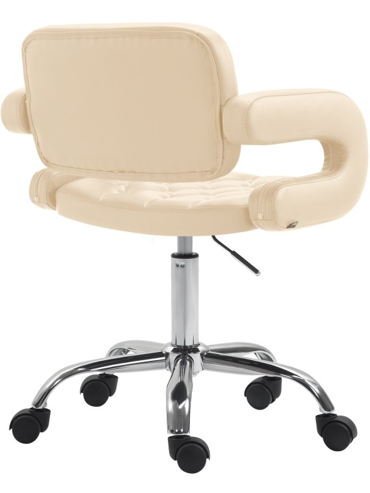 Työjakkara Dublin keinonahkaa, kermanvärinen Työjakkara Dublin keinonahkaa, kermanvärinen