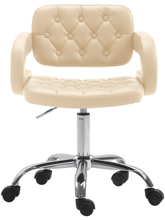 Työjakkara Dublin keinonahkaa, kermanvärinen Työjakkara Dublin keinonahkaa, kermanvärinen