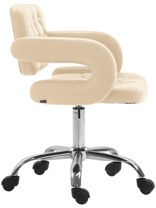 Työjakkara Dublin keinonahkaa, kermanvärinen Työjakkara Dublin keinonahkaa, kermanvärinen