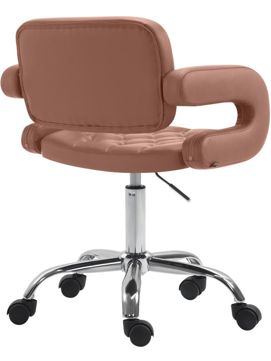 Työjakkara Dublin keinonahkaa, konjakki