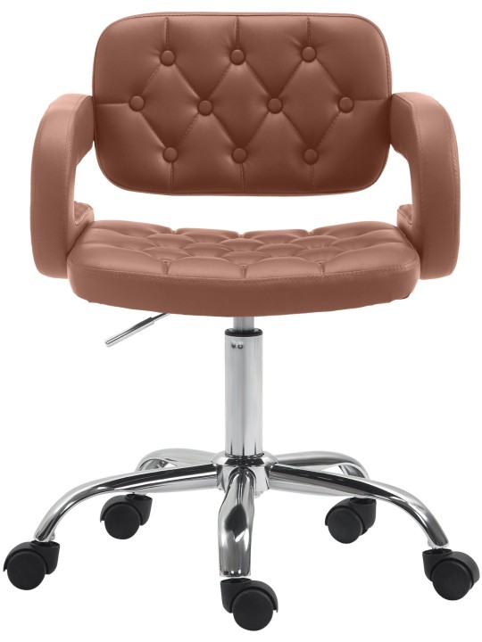 Työjakkara Dublin keinonahkaa, konjakki