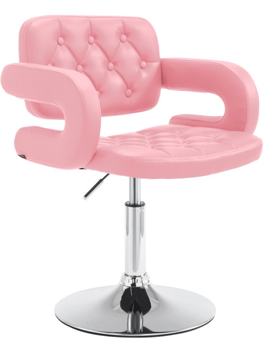 Lounger Dublin keinonahkaa, pinkki