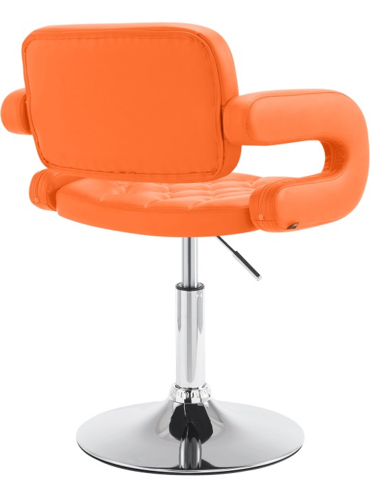 Lounger Dublin keinonahkaa, oranssi