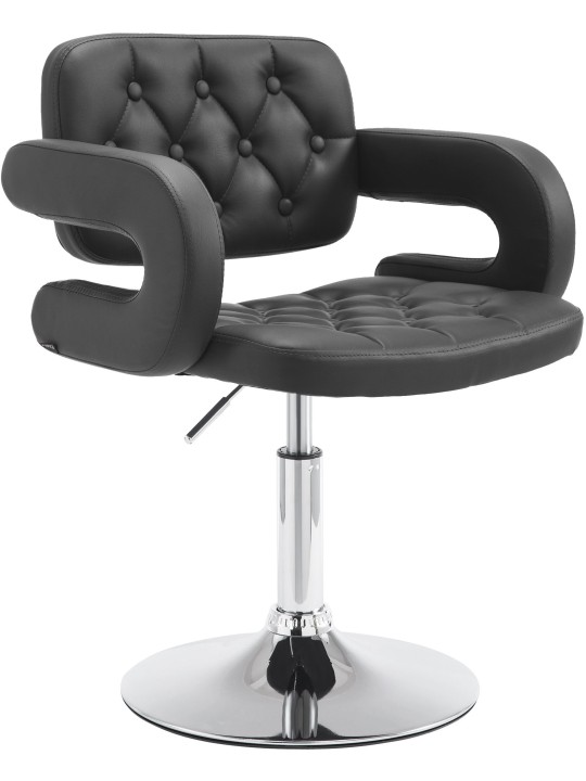 Lounger Dublin keinonahkaa, musta