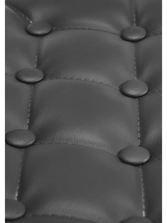 Lounger Dublin keinonahkaa, musta