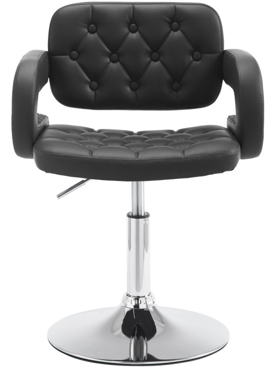 Lounger Dublin keinonahkaa, musta