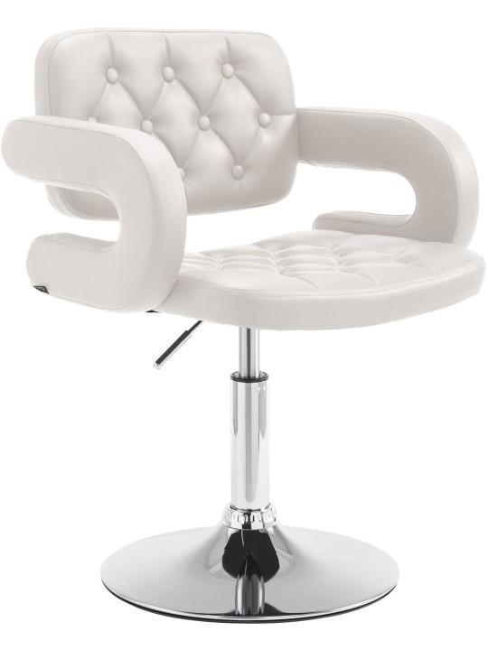 Lounger Dublin keinonahkaa, valkoinen