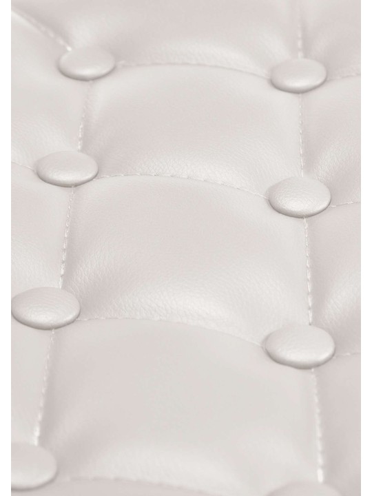 Lounger Dublin keinonahkaa, valkoinen