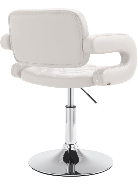 Lounger Dublin keinonahkaa, valkoinen