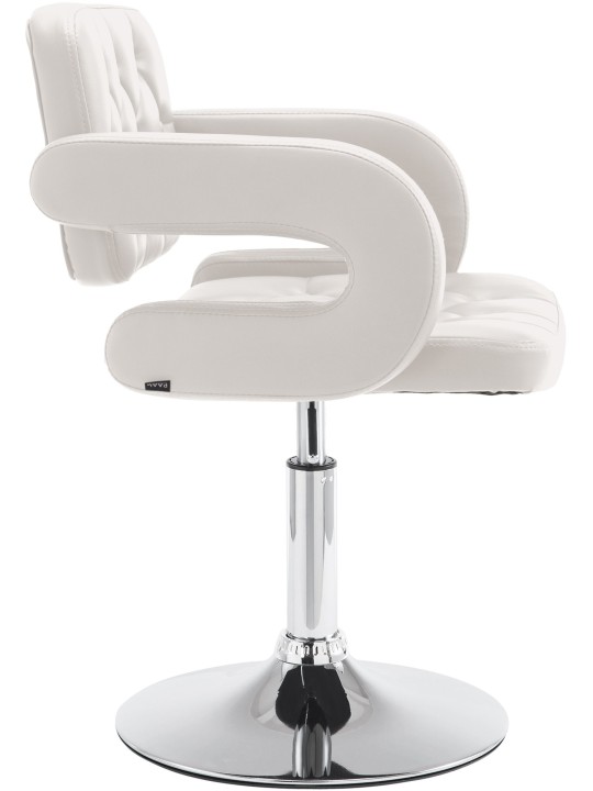 Lounger Dublin keinonahkaa, valkoinen