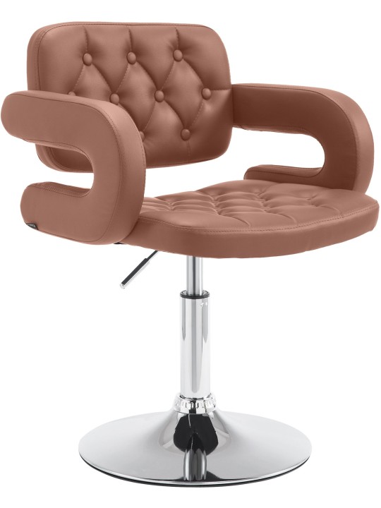 Lounger Dublin keinonahkaa, konjakki