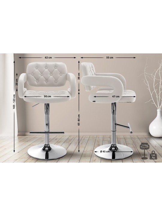 Baarijakkara Dublin C, valkoinen Baarijakkara Dublin C, valkoinen