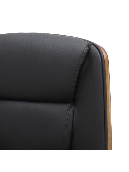 Yankton työtuoli, pähkinä/musta