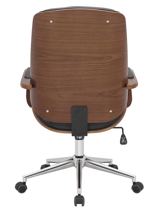 Yankton työtuoli, pähkinä/musta